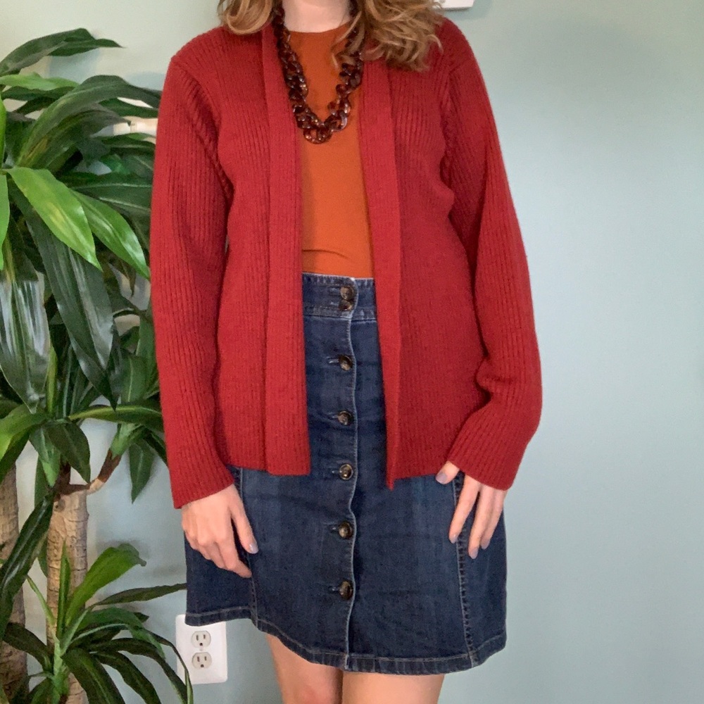 Eileen Fisher Wool Shawl Collar Cardigan